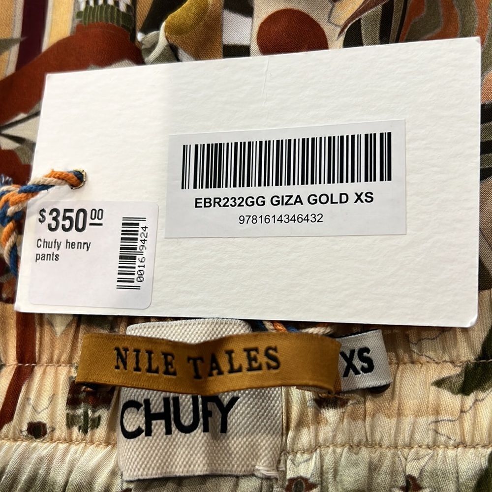 NWT CHUFY Henry pants Giza Gold XS - Picture 13 of 16